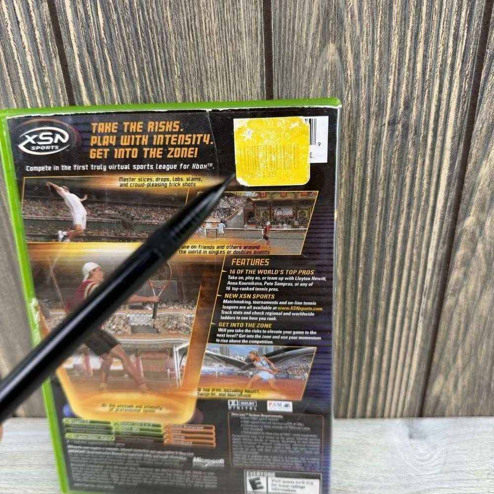 Top Spin Microsoft Xbox 2003 Case And Game Only Tested Working
